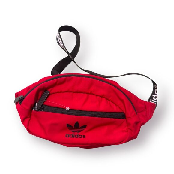 Adidas National Waist Pack Fanny Pack Travel Purse Dark Red‎ CK6589 - Picture 2 of 7